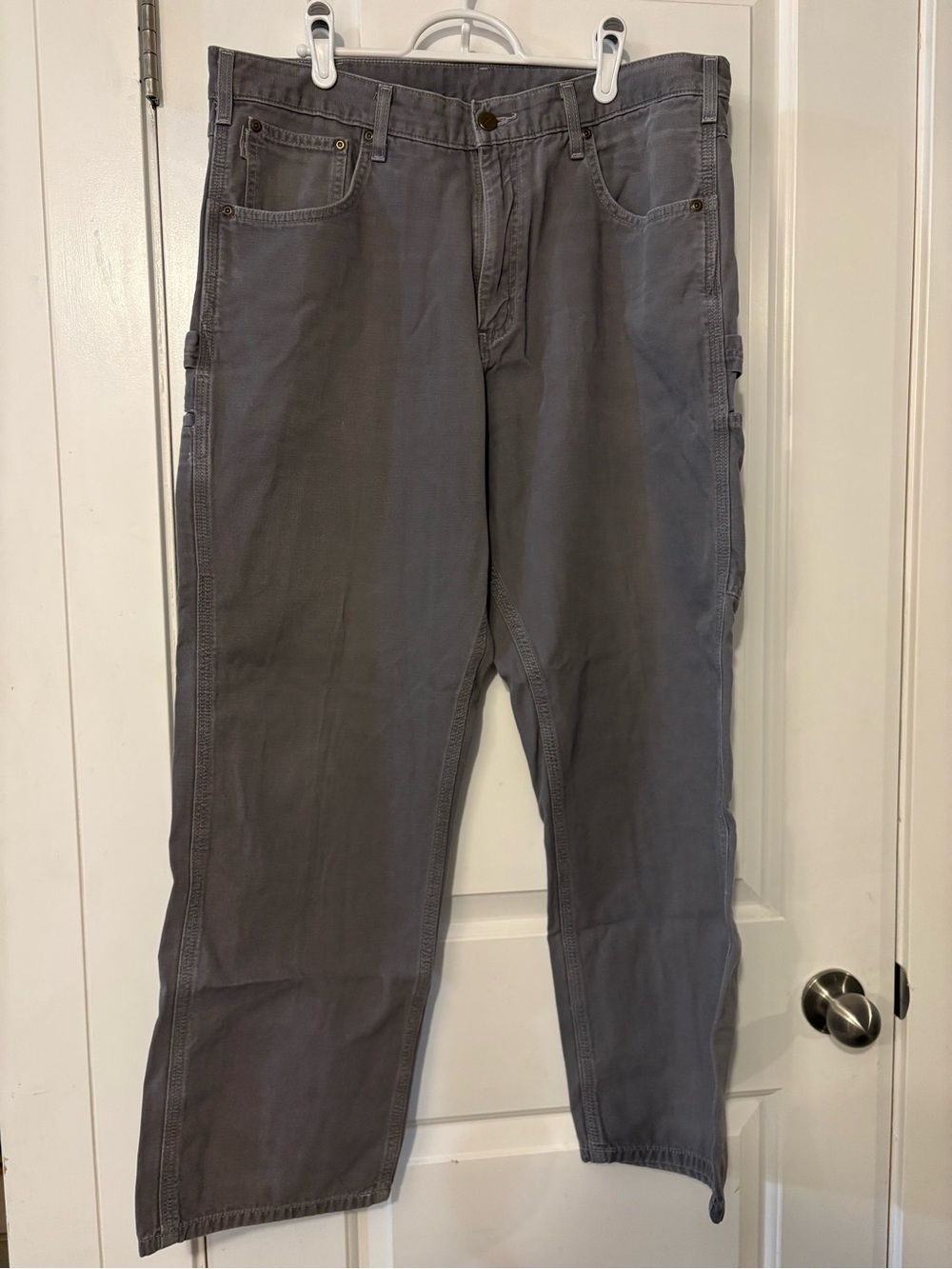 Carhartt Gray Loose Fit Work Pants